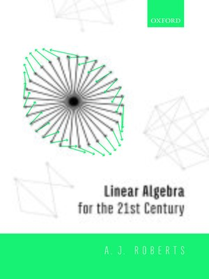 cover image of Linear Algebra for the 21st Century